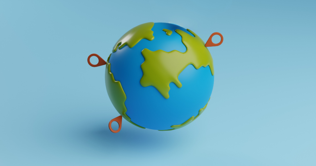 globo con destinazioni