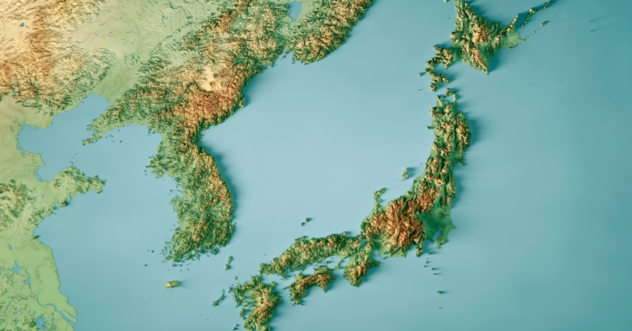 giappone e corea giappone e corea visti dall'alto